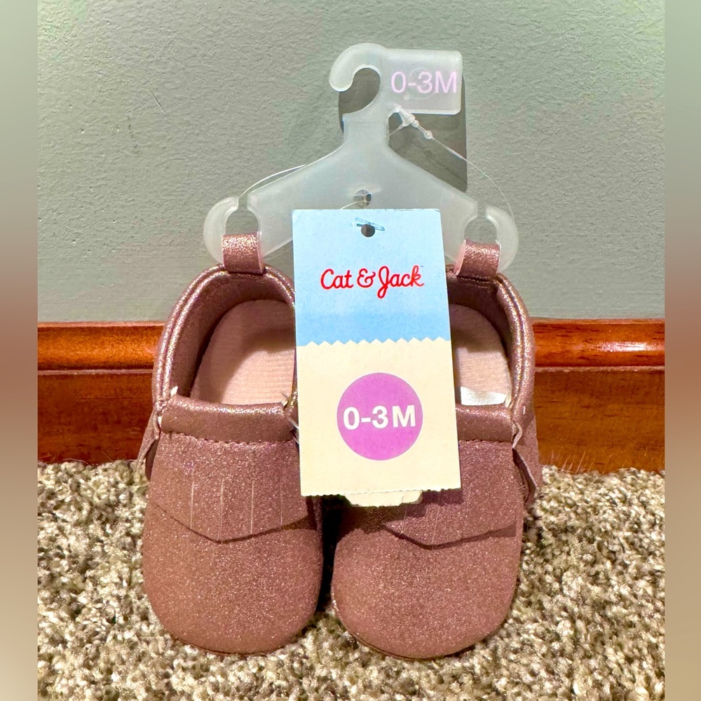 Baby Girl’s Moccasin Shoes